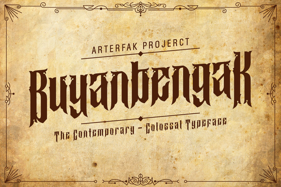 Buyanbengak Font: Elevate Small Business Branding
