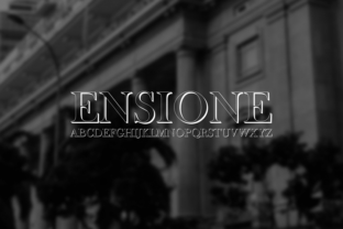 Ensione: A Designer’s Take on This Display Font