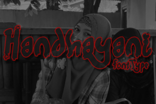 Handhayani Font: A Modern Display Typeface for Campaigns