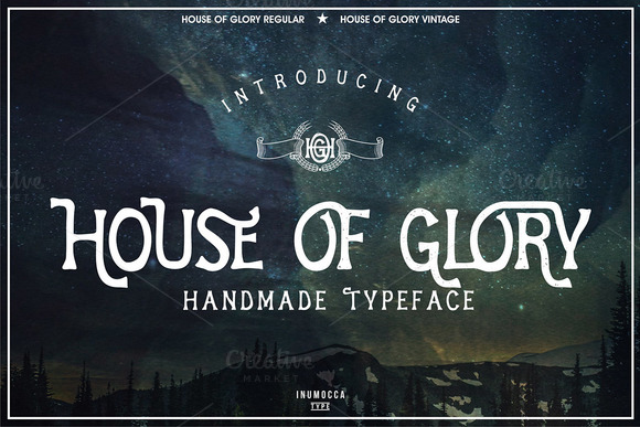 House of Glory Font: A Display Typeface for Campaigns