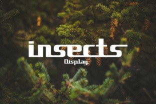 Insects Font: Retro-Futurist Display Type for Digital Campaigns