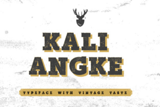 Kali Angke Font: A Vintage Typeface for Branding