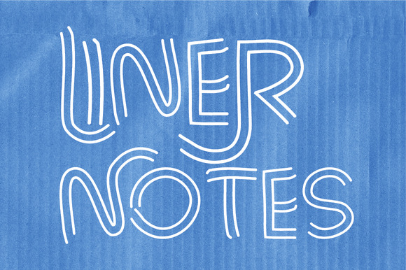 Liner Notes Family: A Bold Display Font for Digital Campaigns