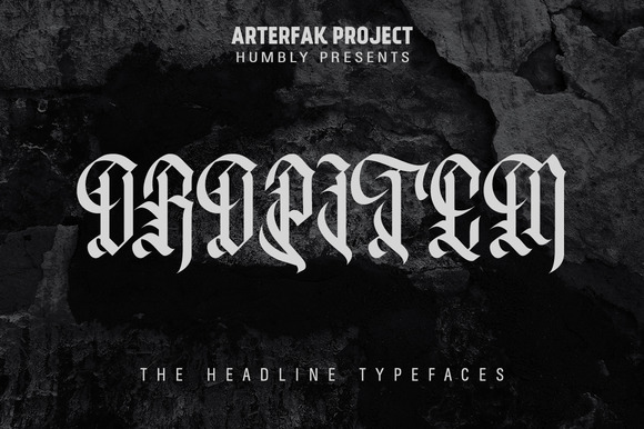 Oropitem Typeface: Editorial Mood and Display Design