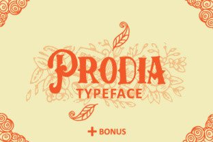 Prodia Font: A Victorian Typeface for Branding
