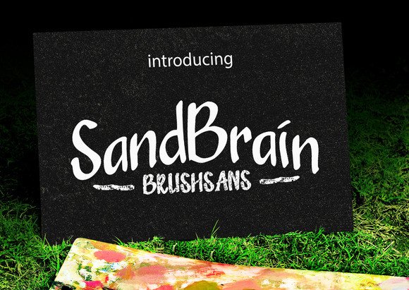Sandbrain Family: A Handwritten Font for Makers