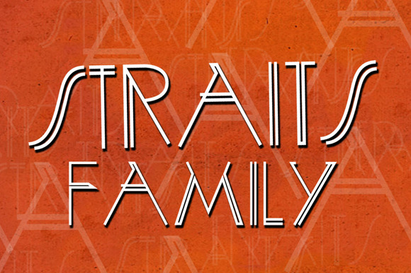 Straits Family Font: A Display Typeface for Bold Campaigns