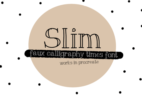 Testing Slim: An Outlined Serif Font for Branding