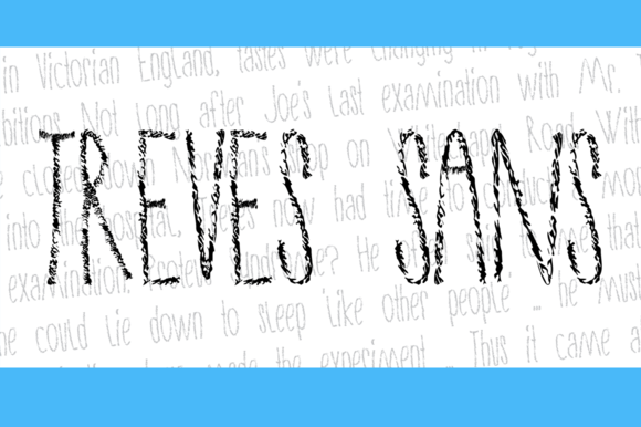 Treves Sans Font: Adding Raw Texture to Editorial Design